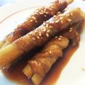 ラブパレード70's cooksnap of when they made ＊おつまみに＊牛蒡と豚バラ肉の肉巻き＊.