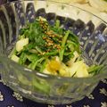 kamu蔵's cooksnap of when they made ☆春菊とゆで卵のマヨポンあえ☆.