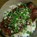ちくたくさん's cooksnap of when they made さんまの蒲焼丼.