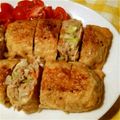 あ～ちゃんさ～ちゃん's cooksnap of when they made 油揚げのジューシー☆肉詰め.