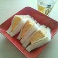 70cafe's cooksnap of when they made 鮭フレーク卵サンド.