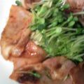 bancho's cooksnap of when they made ハムみそ漬け焼きカイワレ巻き.