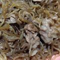 くまだうどん's cooksnap of when they made 母の味♪糸こんにゃくと牛肉の煮物♪.