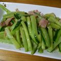 ぶーぞう's cooksnap of when they made きゅうりとベーコンの濃厚バターいため.