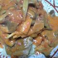 はっぱのぱっぱ's cooksnap of when they made 鶏肉ときのこのトマトクリームソース♡.