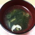 べーしら's cooksnap of when they made 旨ｯ!ワカメスープ？お吸い物？.