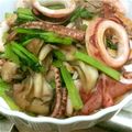 ポチうた's cooksnap of when they made スルメイカのガーリックバター炒め.