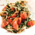 みるるにゃん's cooksnap of when they made モロヘイヤとトマトのサラダ.