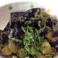 ふさふさ猫's cooksnap of when they made レンジであっさりナスの味噌和え.