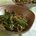 まっちぃなー's cooksnap of when they made 万願寺とうがらしとじゃこの炊いたん.