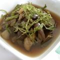 ぐーたらレシピ研究所's cooksnap of when they made 甘くない＊簡単茄子の煮浸し＊大葉風味.