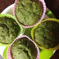 カルダモンチャイ's cooksnap of when they made ふんわりしっとり☆黒豆抹茶マフィン♪.