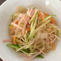 YUKA7575's cooksnap of when they made 春雨サラダ～スーパーのお惣菜風.