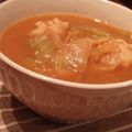 ハリハリ戦士's cooksnap of when they made 鶏団子とキャベツのカレースープ.
