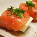 shinyui's cooksnap of when they made すごくおいしい！スモークサーモンやっこ♪.