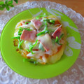 まろんかふぇ's cooksnap of when they made 簡単 ♪ モチモチじゃがすりおろしピザ.