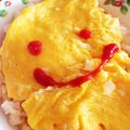 りのまま☆'s cooksnap of when they made レンジチン♪親子で簡単オムライス♪.