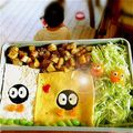 ミチコ☆ロンドン's cooksnap of when they made 思い出の海苔弁　ｄｅ　まっくろくろすけ.