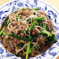 あいーん。's cooksnap of when they made 簡単美味♪誰でも3分！肉ニラもやし炒め♡.