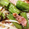 ひさぽんFF's cooksnap of when they made ししとうのニンニクベーコン炒め〜☆.