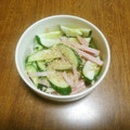 式部ミチ's cooksnap of when they made 簡単☆胡瓜とハムの寿司酢和え.