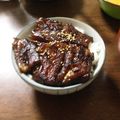 バーバユリ's cooksnap of when they made 茄子の蒲焼き丼.