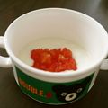 タマ姉's cooksnap of when they made 離乳食 ヨーグルトのトマトピューレ添え.
