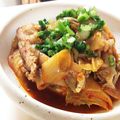 さきっちょ57's cooksnap of when they made 味付け楽チン☆舞茸キムチ肉豆腐.