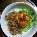 まきんこ♪♪'s cooksnap of when they made 肉味噌うどん.