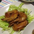 Rinikun's cooksnap of when they made お花見に♡ホットプレートで手羽先甘辛☆.