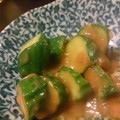 もーずん's cooksnap of when they made ３分で完成！超簡単♪きゅうりの梅和え.