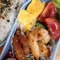 庭のあさがお's cooksnap of when they made お弁当に♪ササミのミソマヨ焼き.