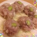 つばめB76P's cooksnap of when they made 簡単♡レンジでシュウマイ.