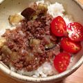 ckky's cooksnap of when they made なすトマト丼.