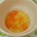 あいもも★'s cooksnap of when they made 離乳食☆ズッキーニとかぼちゃ煮.