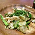 麻's cooksnap of when they made ナスと豚肉の甘味噌炒め　大葉風味.