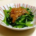 chikiri's cooksnap of when they made 小松菜なめたけ.
