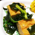 あたむ❤189's cooksnap of when they made ヘルシー海藻♪わかめと厚揚げの中華風炒め.