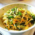 こうまさmam's cooksnap of when they made さっぱり♪もやしとにらのポン酢和え.