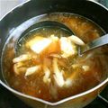 ゆかみお's cooksnap of when they made 豆腐&きのこのつるりんスープ♪.