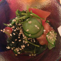 xMARILYNx's cooksnap of when they made みつばたっぷりきゅうりの酢の物.