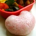 noamanma's cooksnap of when they made 簡単♪愛情注入のハートのおにぎり弁当♪.