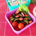 ふなここ's cooksnap of when they made 簡単☆ズッキーニと茄子の香り塩炒め.