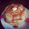 sanachibi's cooksnap of when they made 混ぜるだけ☆簡単ふわふわパンケーキ.