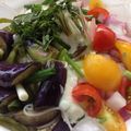 タマハナ76's cooksnap of when they made 夏野菜たっぷりレモン風味のぶかっけ素麺♪.
