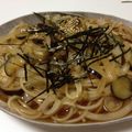 fmfm0807's cooksnap of when they made ナスと玉ねぎの和風スープパスタ♪.