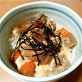 ツインズ♀ママ's cooksnap of when they made 筑前煮リメイク！卵とじ丼.