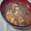sumityon830's cooksnap of when they made チンゲン菜とミンチのスープ.