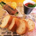 luciapyoko's cooksnap of when they made 生ハムとサーモンのクルクル巻き.