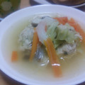 くるるん♡'s cooksnap of when they made 塩ちゃんこ鍋のスープとつくねの作り方.